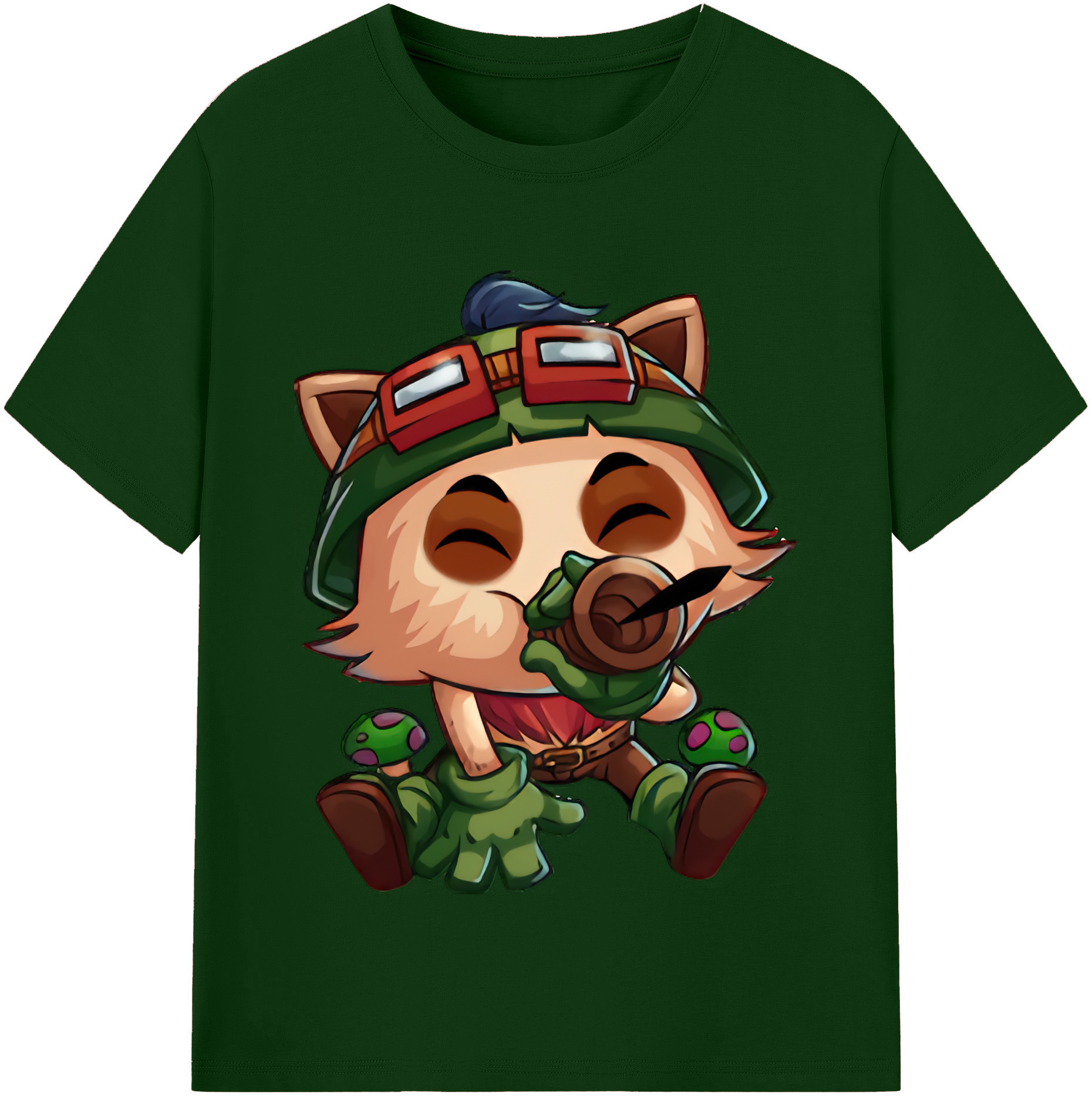 リーグ・オブ・レジェンド League of Legends LOL 綿100％半袖Tシャツ（フロントプリント）
